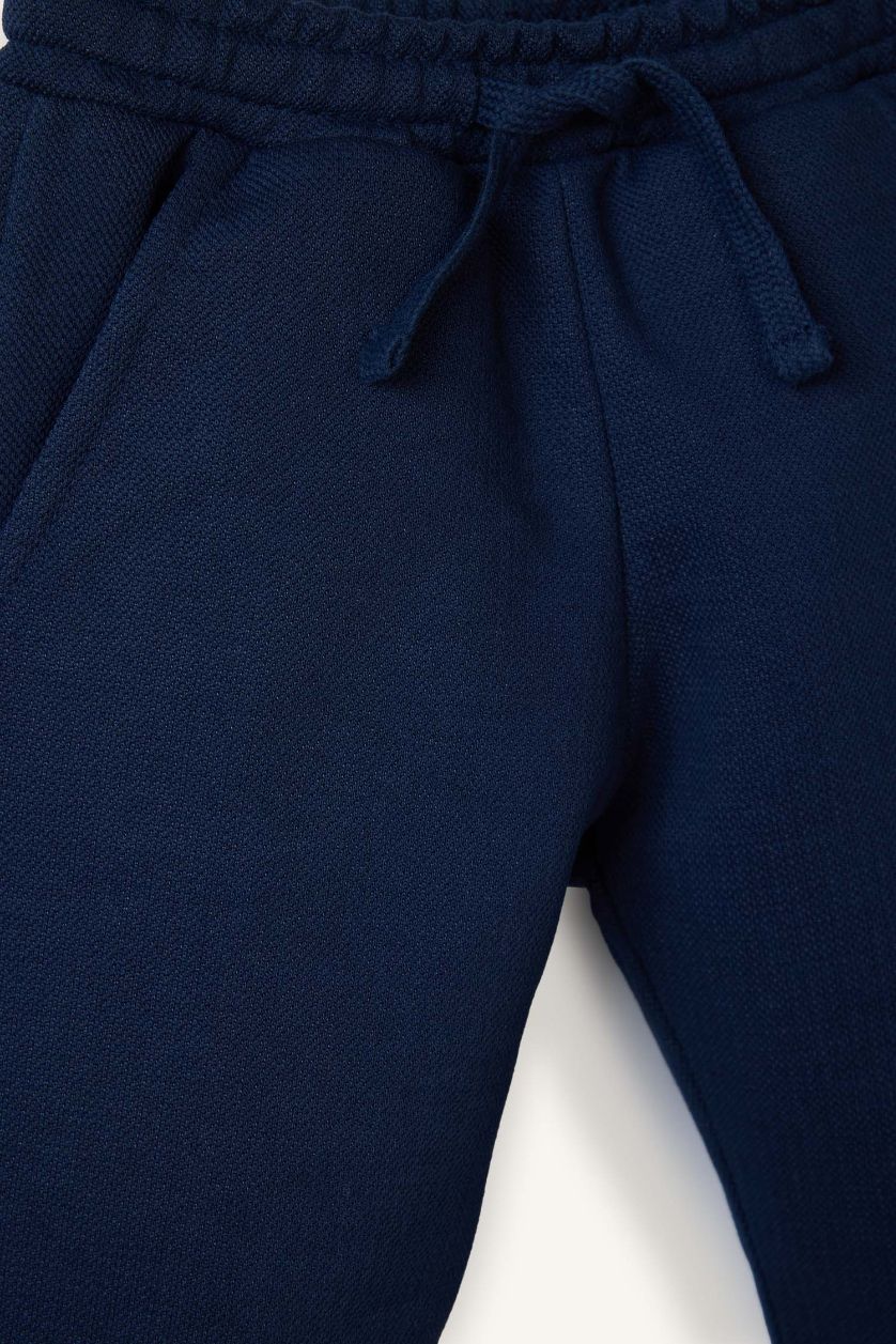 BABY BOY NAVY Regular Fit Elastic Band Trousers