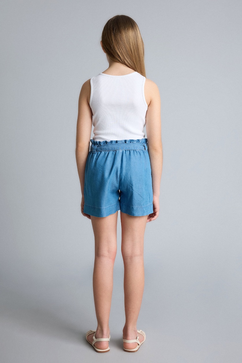 Girls & Teens Blue Girl Blue Denim Shorts
