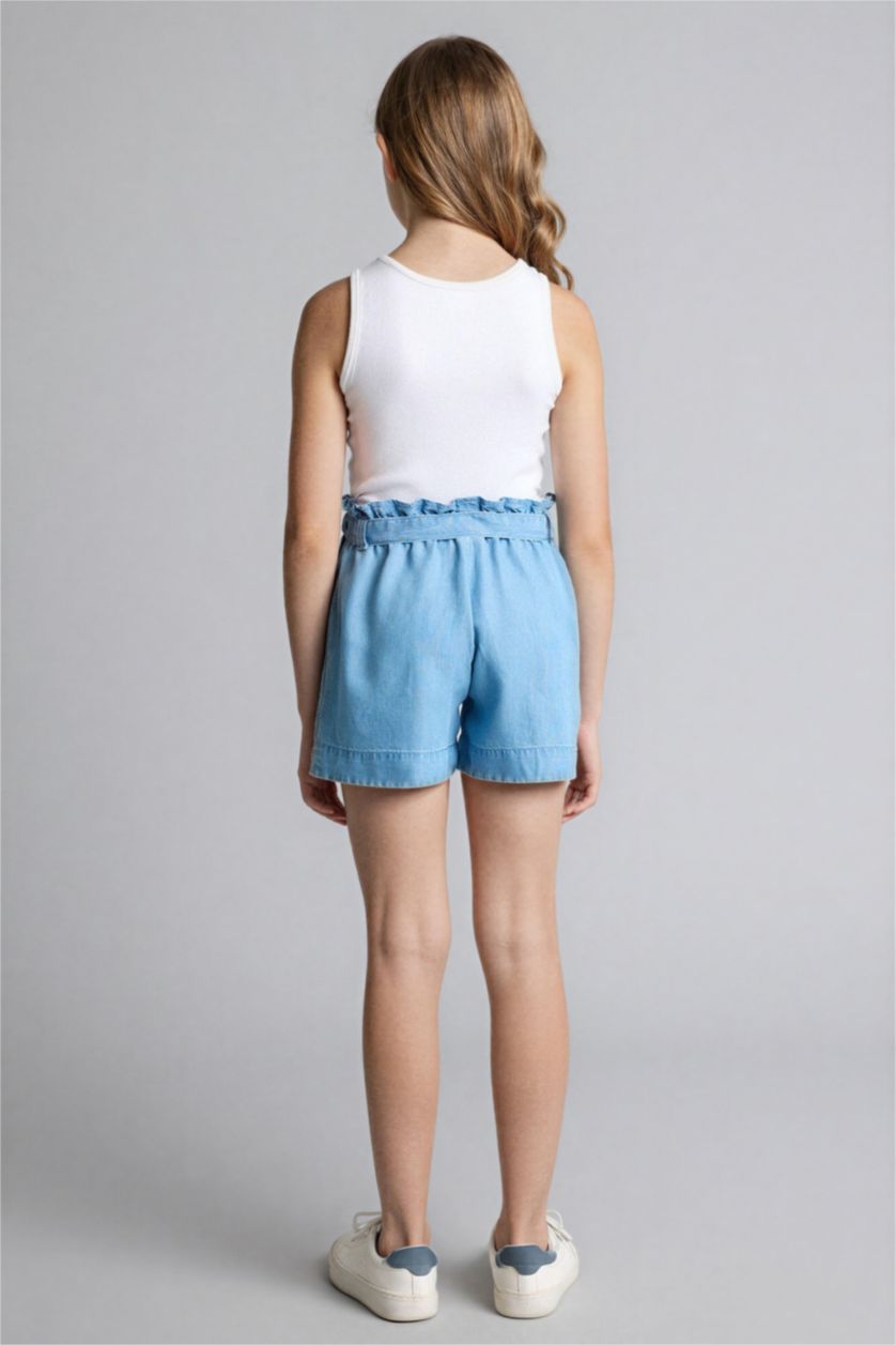 Young Girls - Teen Girls Light Blue Girl Shorts