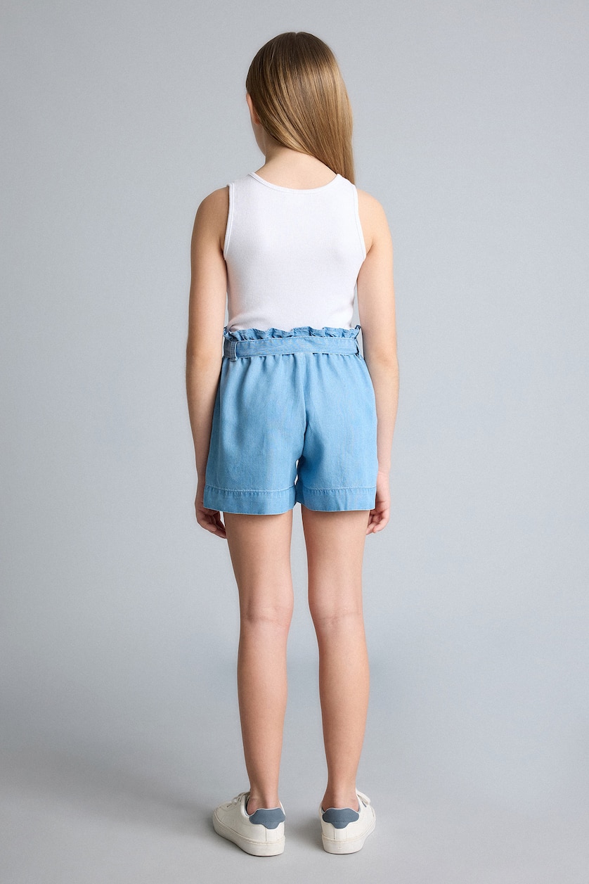 Young Girls - Teen Girls Light Blue Girl Denim Shorts