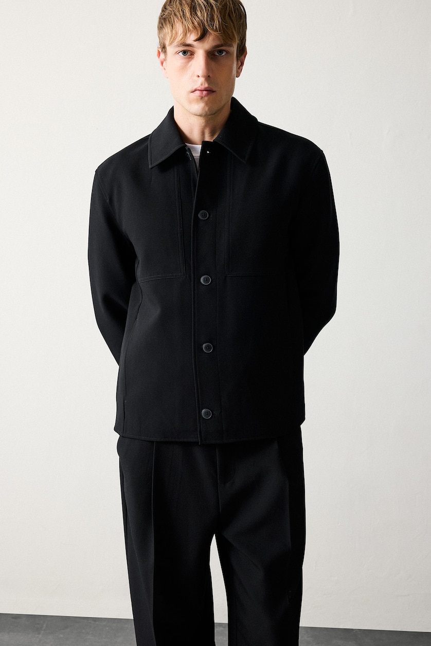 Men Black Regular Fit Blazer
