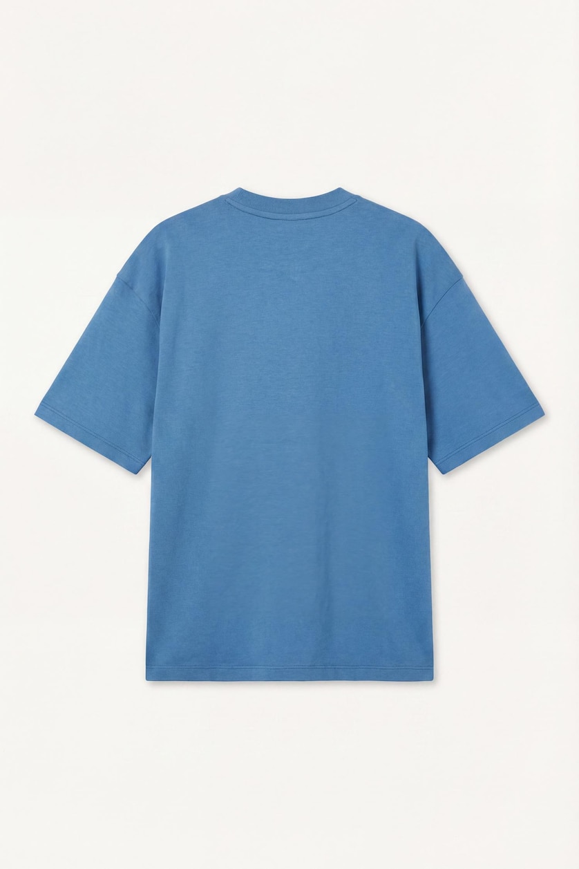 Young Boys - Teen Boys Dark Blue Boy Oversize Fit Short Sleeve T-Shirt