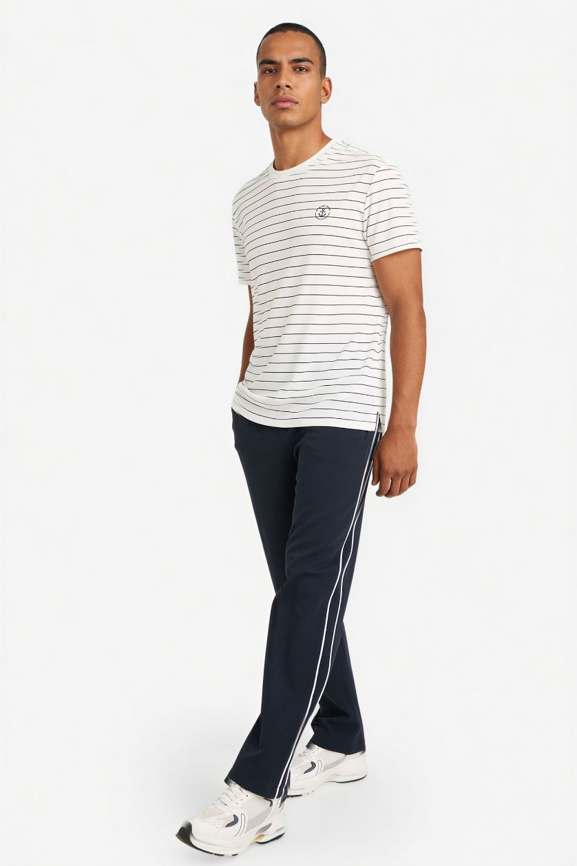 Erkek Lacivert Relax Fıt Jogger