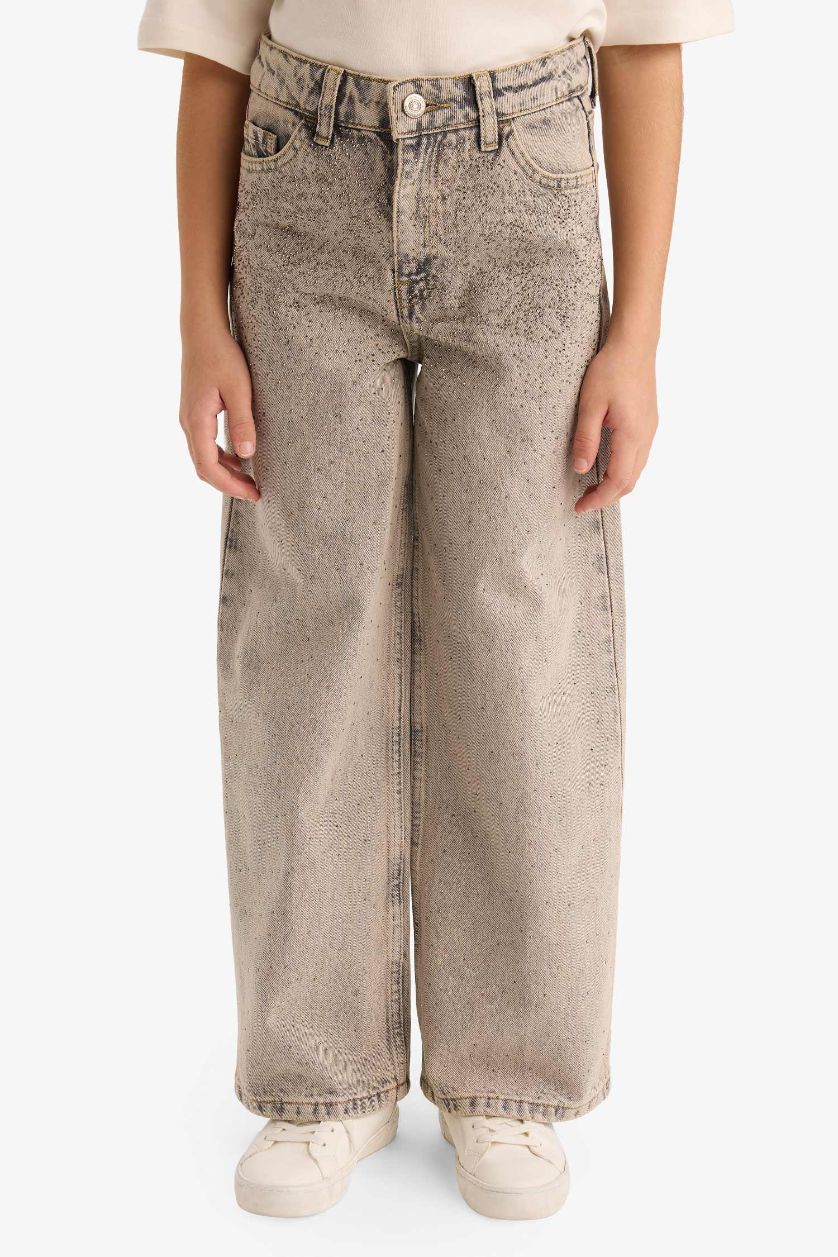 بنات رمادي بنطلون بناتي