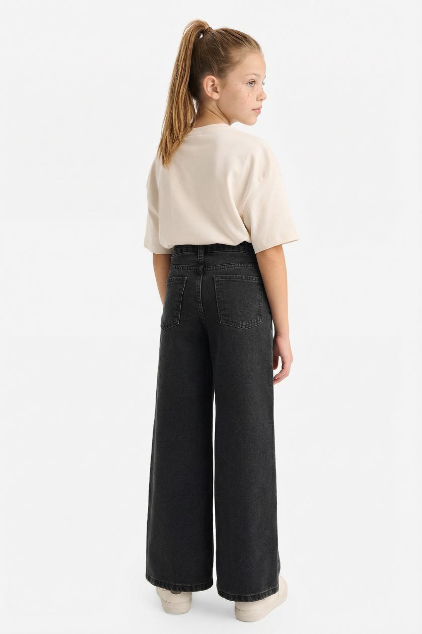 بنات أسود بنطلون بناتي