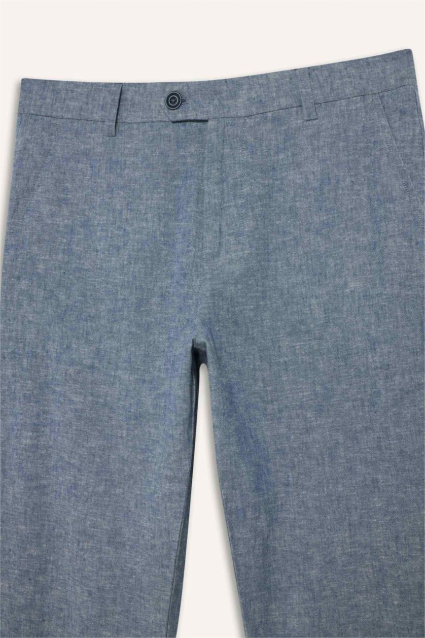 Erkek Koyu Mavi Taılored Fit Pantolon