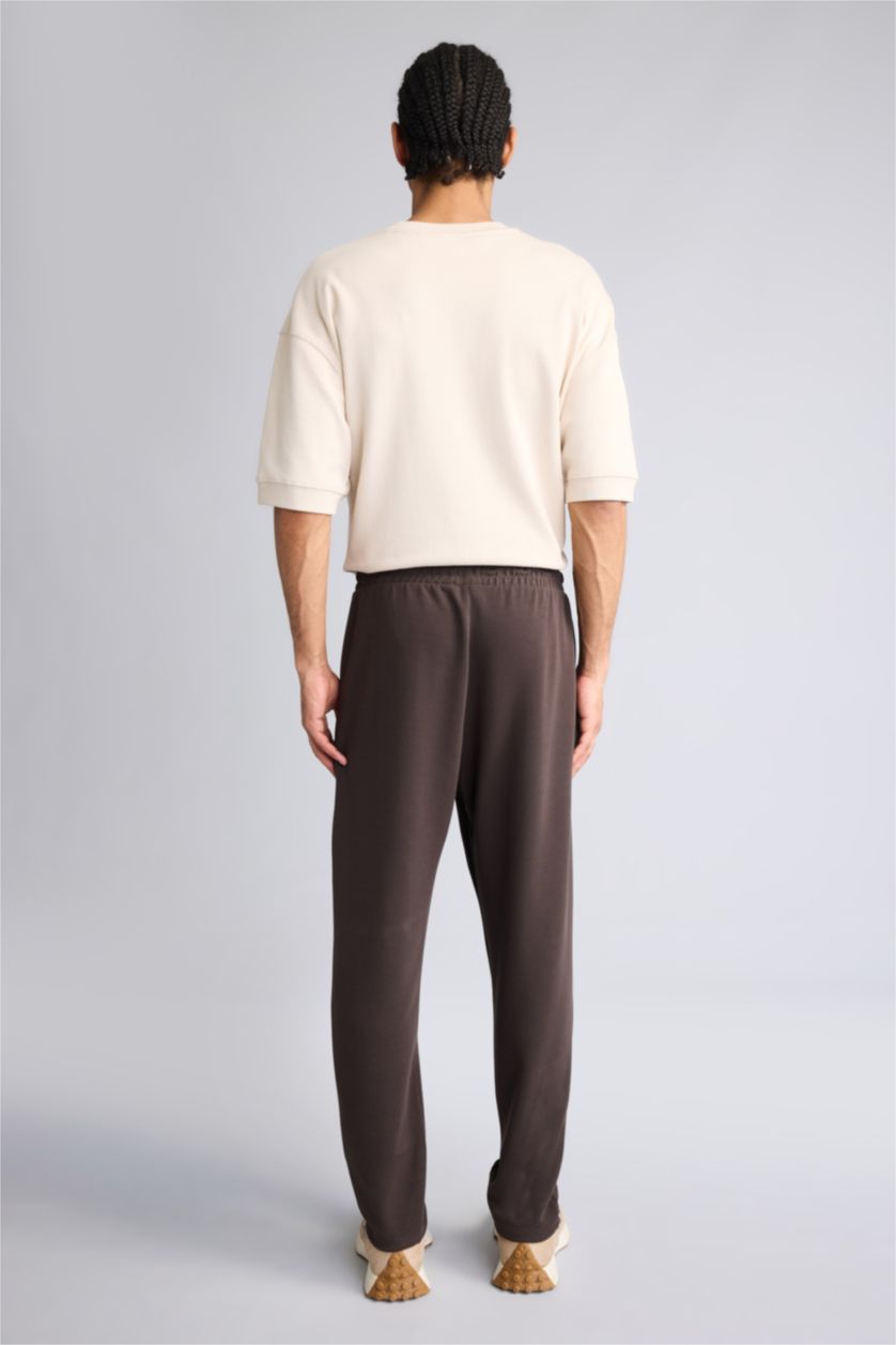 Erkek Kahve Standart Fıt Modal Jogger