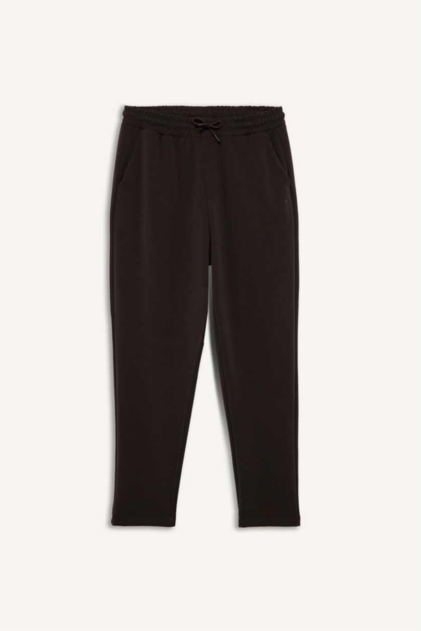 Erkek Kahve Standart Fıt Modal Jogger