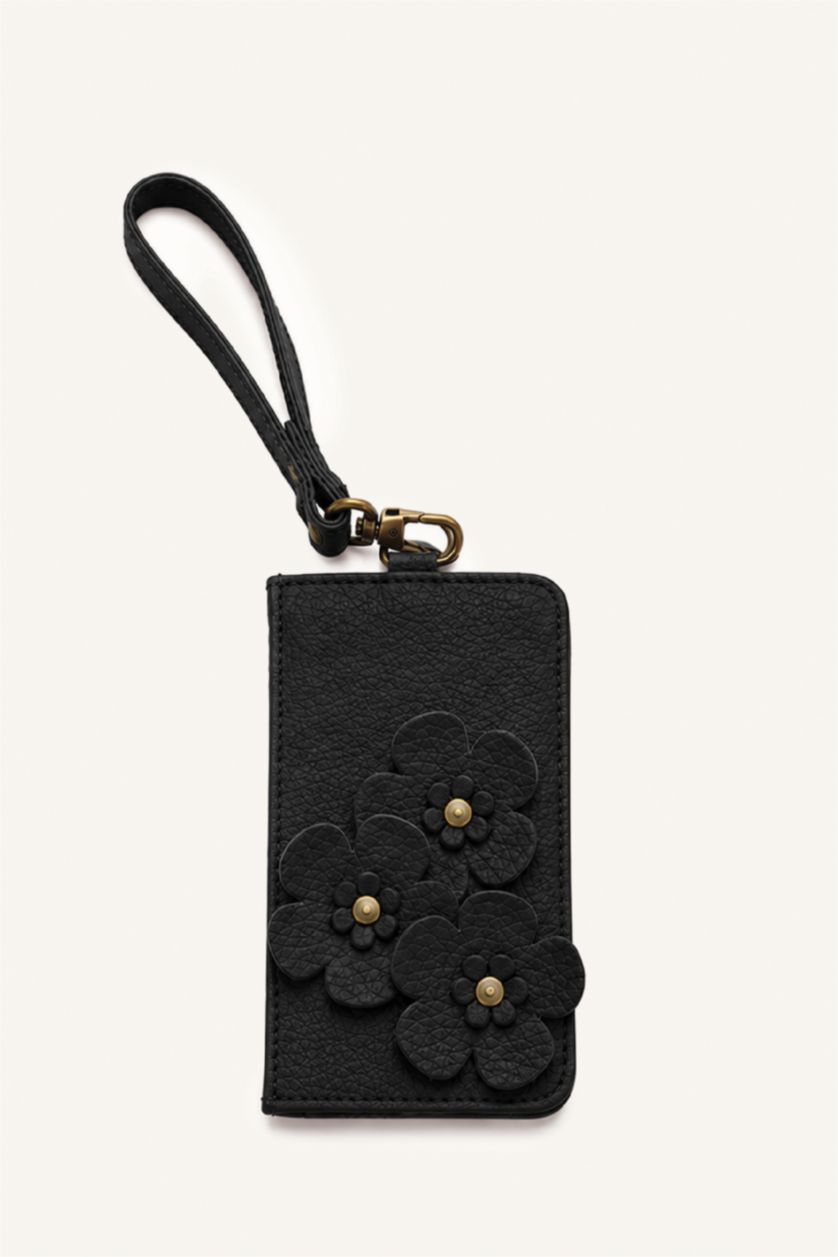WOMAN Black Woman Business Card Wallet
