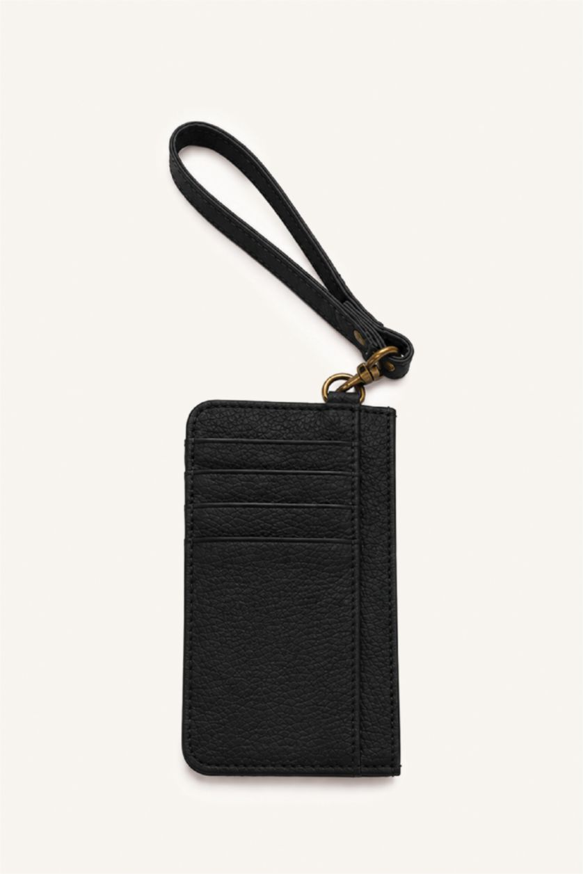 WOMAN Black Woman Business Card Wallet