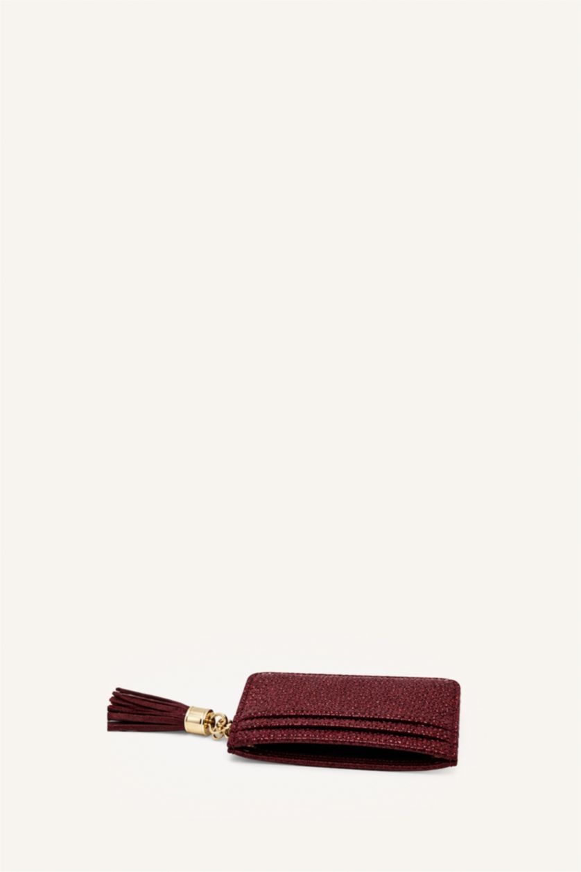 WOMAN Bordeaux Woman Business Card Wallet