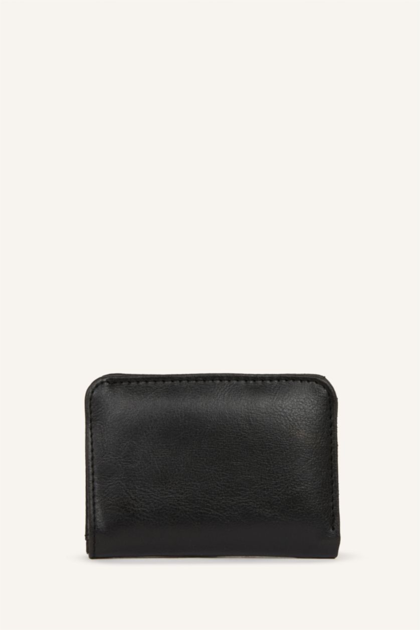 MAN Black Man Faux Leather Wallets