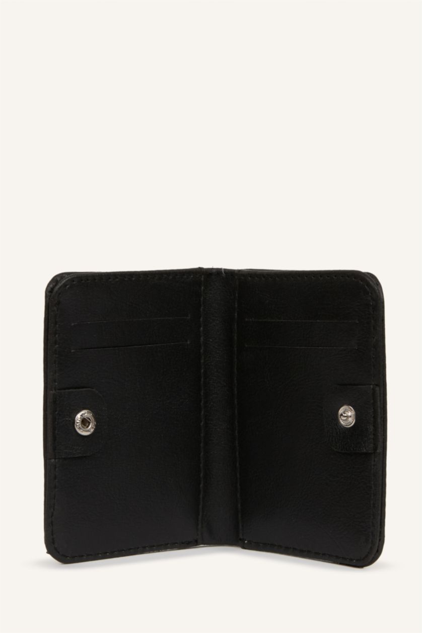 MAN Black Man Faux Leather Wallets