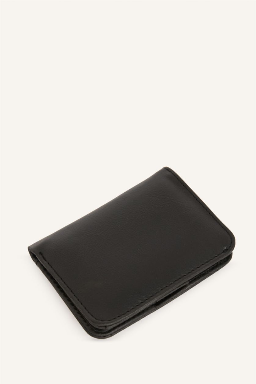 MAN Black Man Faux Leather Wallets