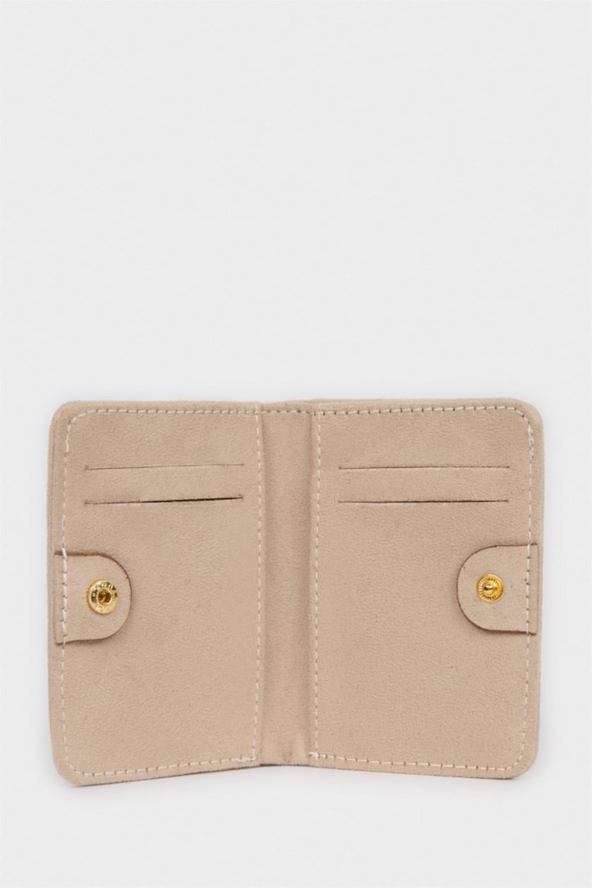 WOMAN Beige Woman Faux Leather Wallets