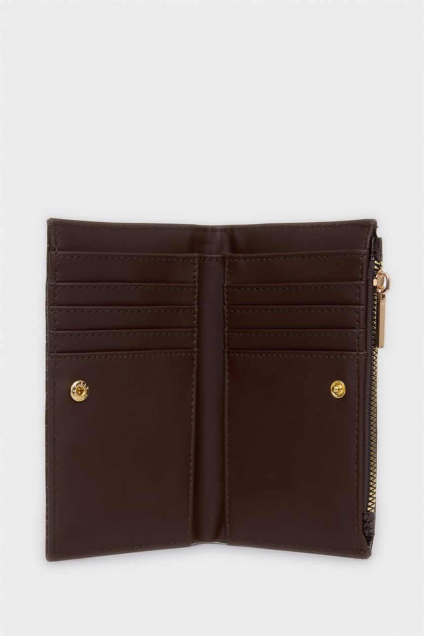 WOMAN Brown Woman Faux Leather Wallets