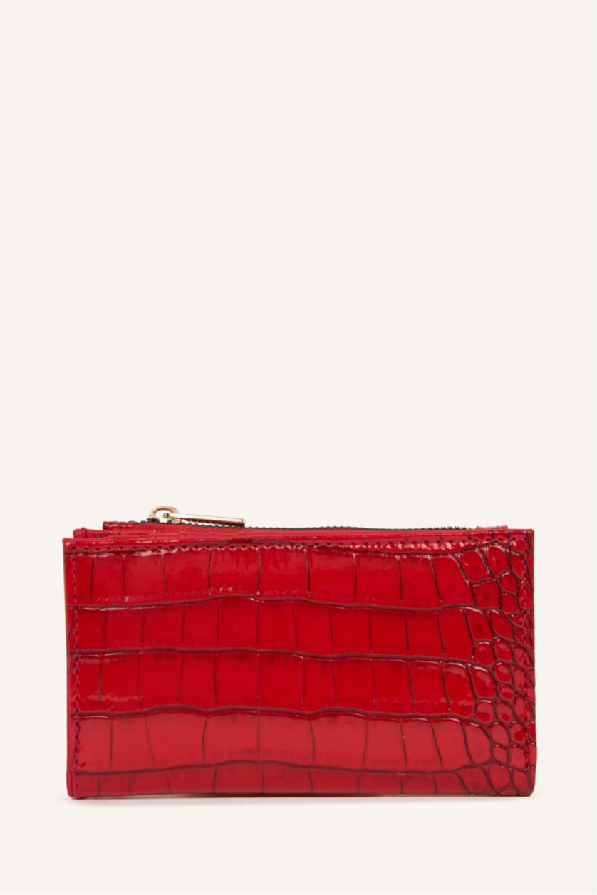 WOMAN Red Woman Faux Leather Wallets