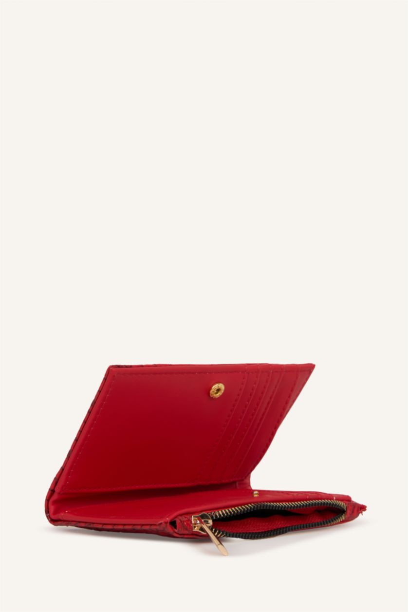 WOMAN Red Woman Faux Leather Wallets
