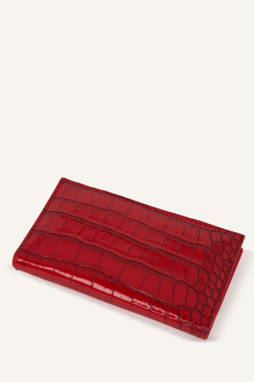 WOMAN Red Woman Faux Leather Wallets