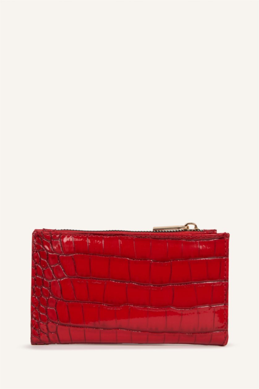 WOMAN Red Woman Faux Leather Wallets