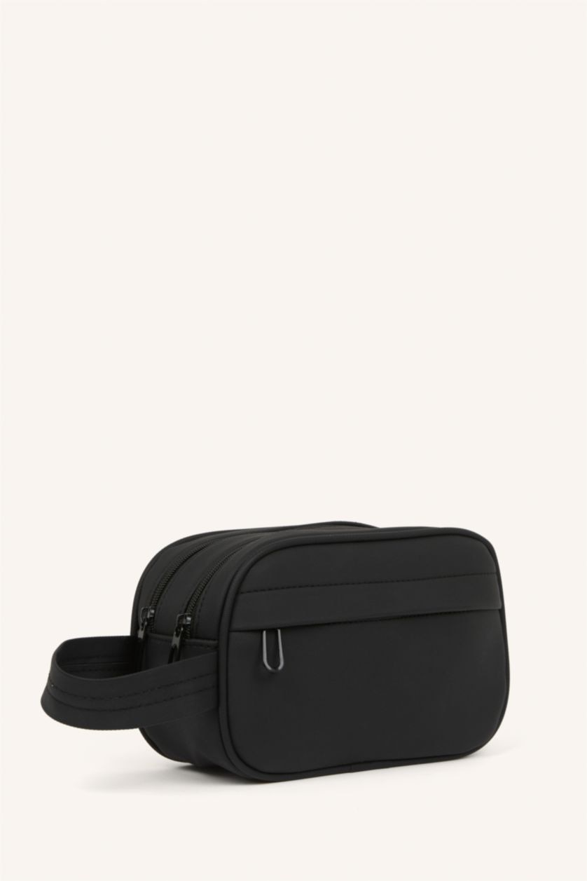 MAN Black Faux Leather Hand Bag