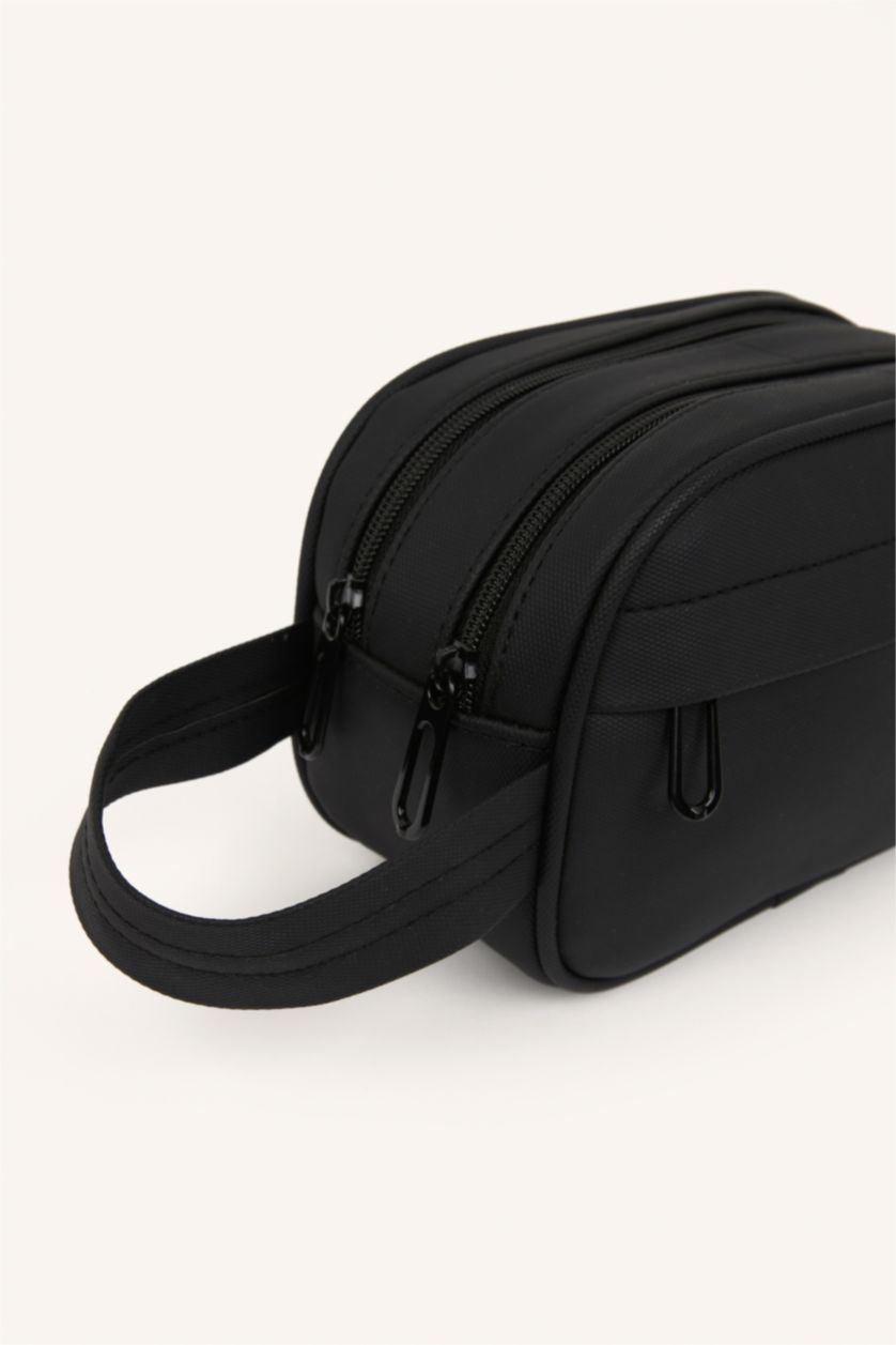 MAN Black Faux Leather Hand Bag