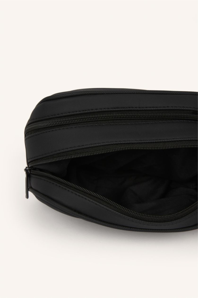 MAN Black Faux Leather Hand Bag