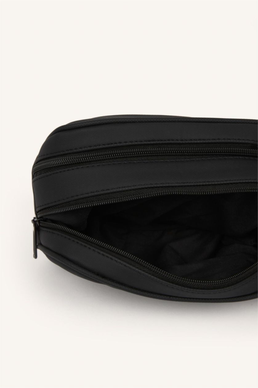 MAN Black Faux Leather Hand Bag