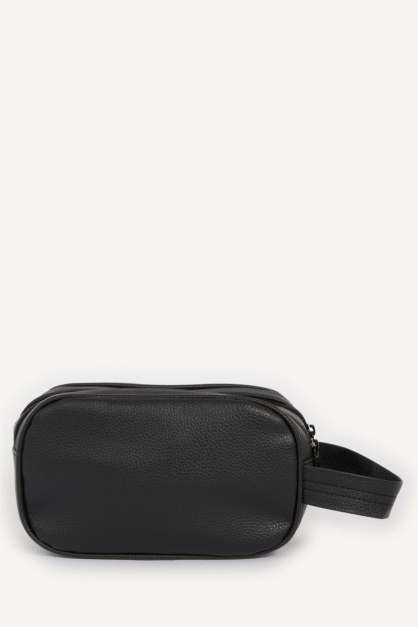 MAN Black Faux Leather Hand Bag