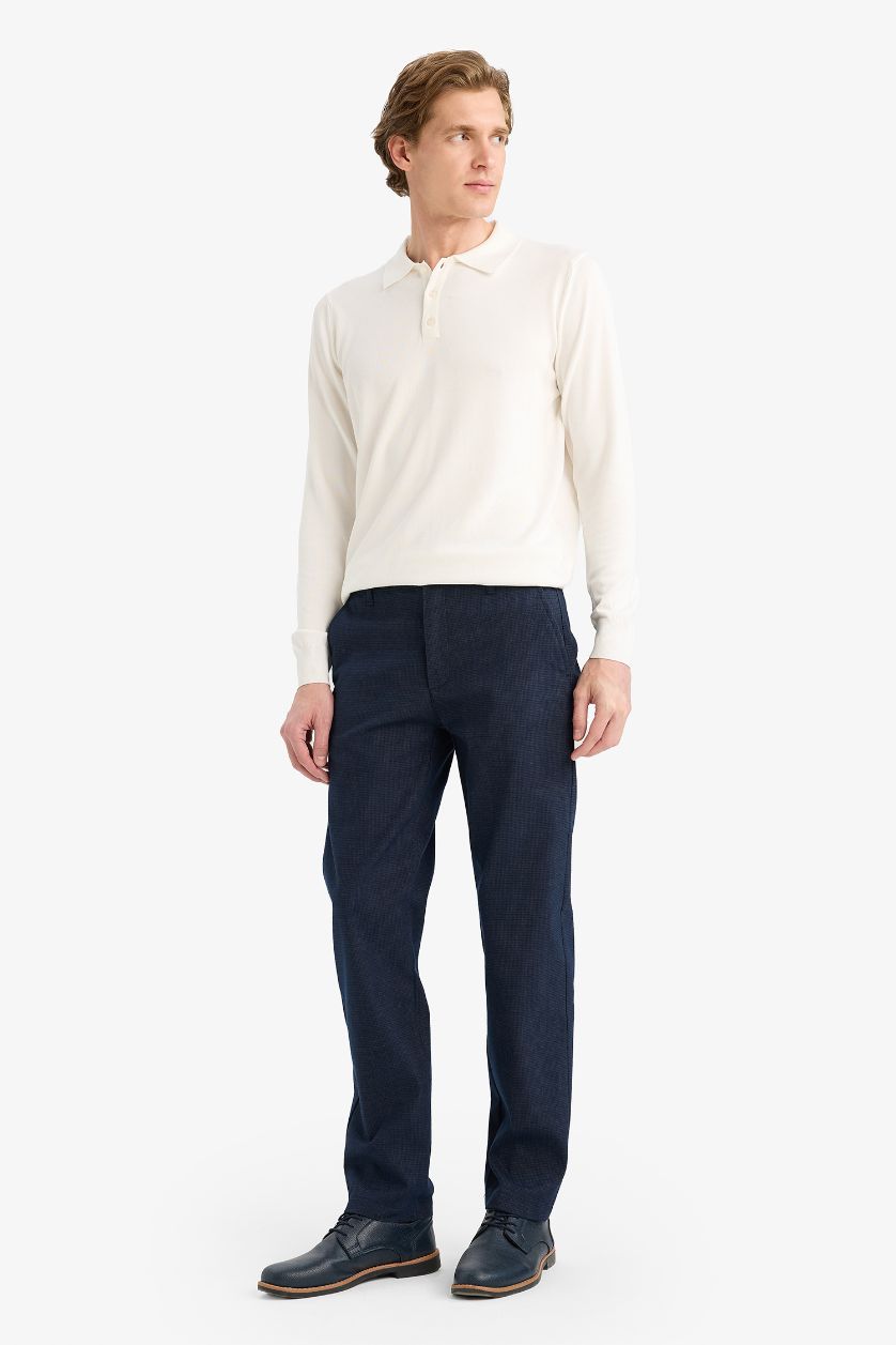 Man NAVY Regular Fit Trousers