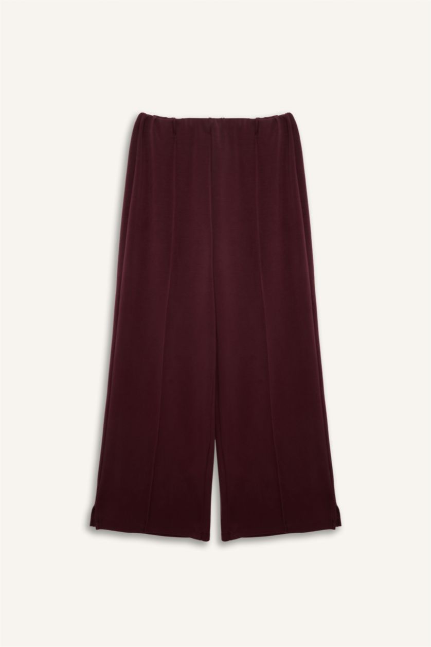 نساء خمري بنطرون بجامة رياضي وخصر مطاطي