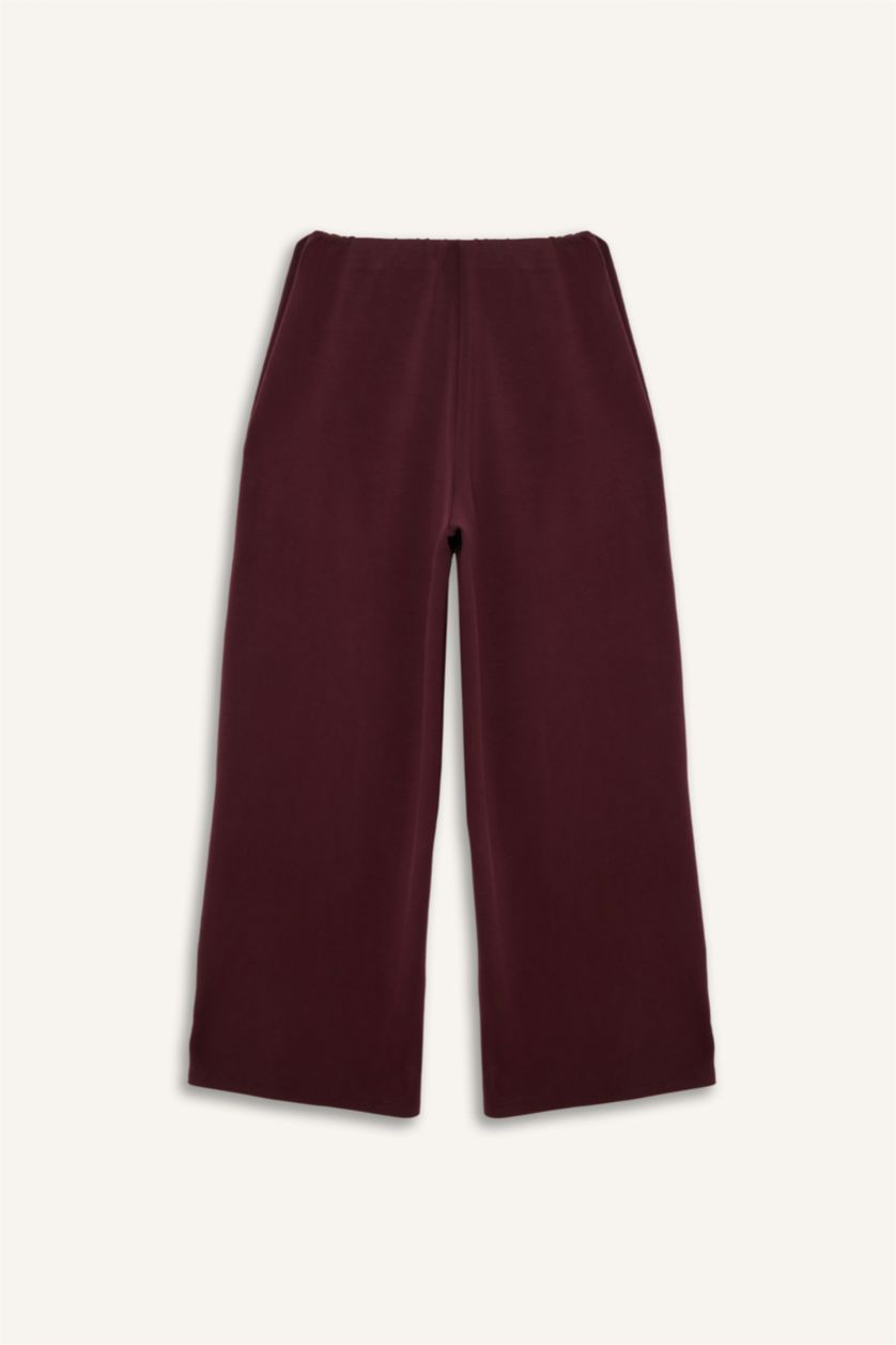 نساء خمري بنطرون بجامة رياضي وخصر مطاطي