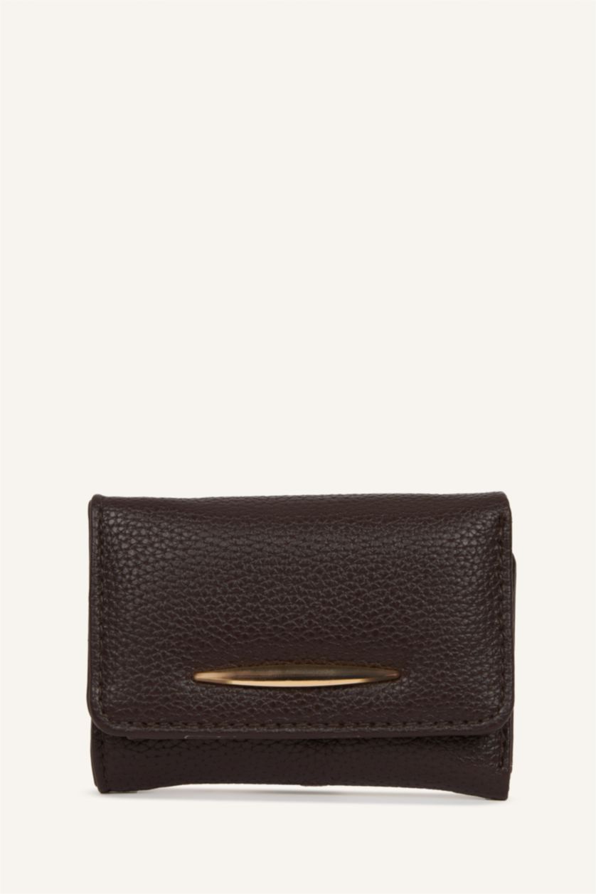 WOMAN Brown Woman Faux Leather Wallets