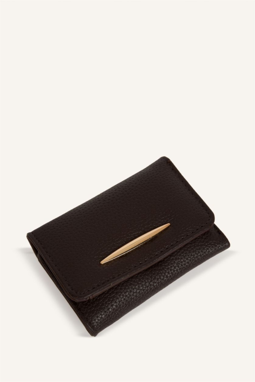WOMAN Brown Woman Faux Leather Wallets