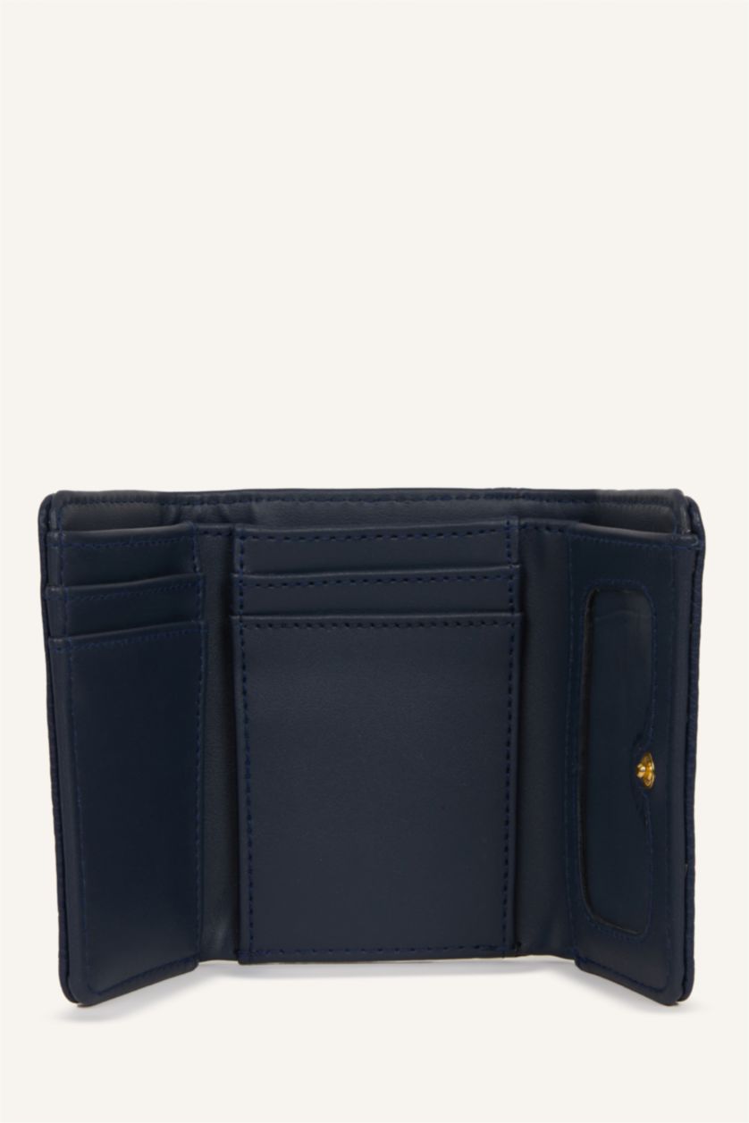 WOMAN NAVY Woman Faux Leather Wallets