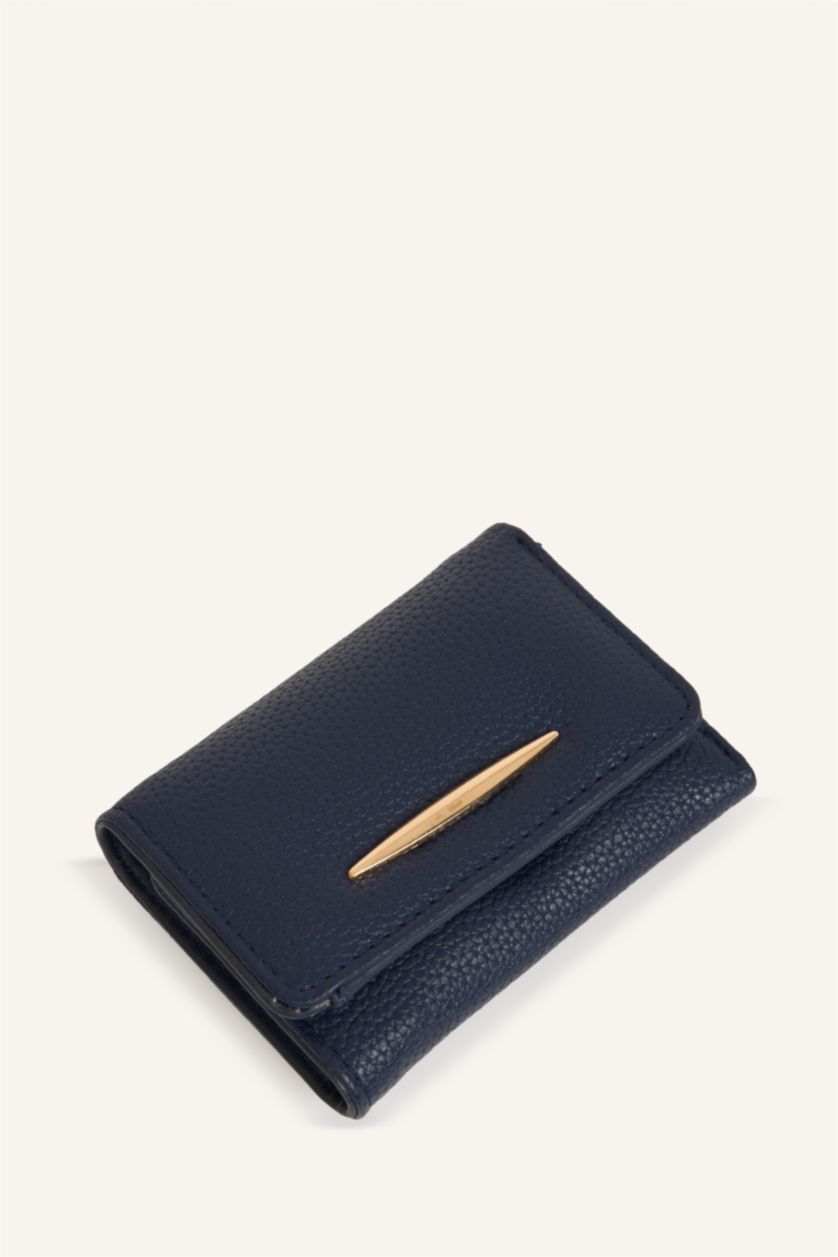 WOMAN NAVY Woman Faux Leather Wallets