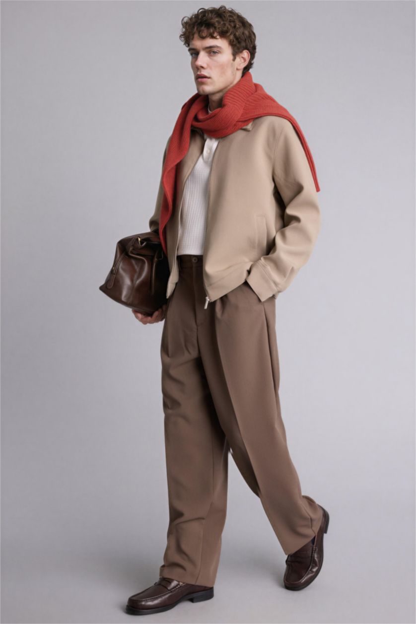MAN Teak Wide Leg Trousers