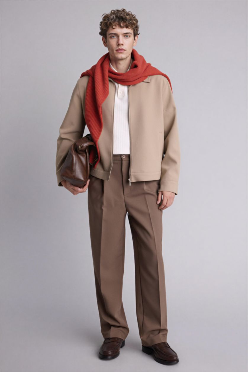 MAN Teak Wide Leg Trousers