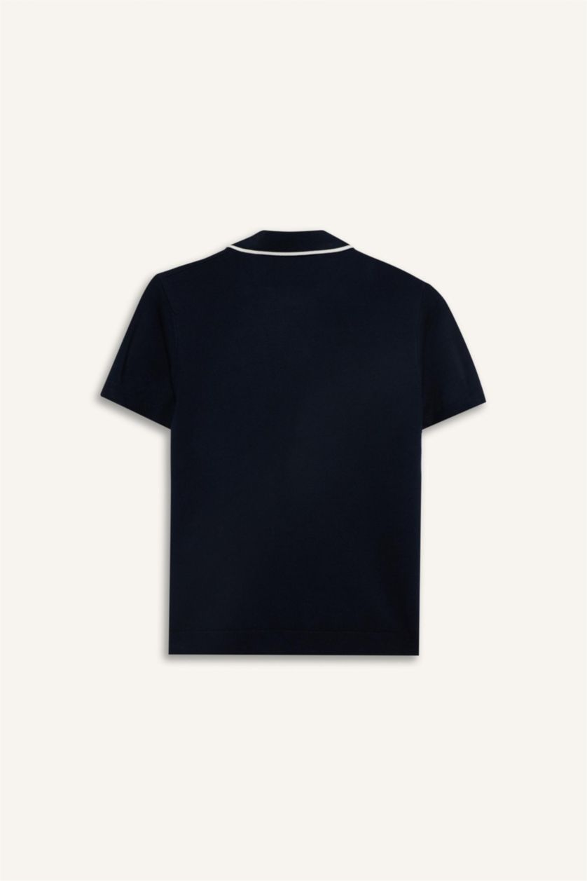 أولاد كحلي بلوفر أولاد فيسكوز قصة عادية برقبة عالية