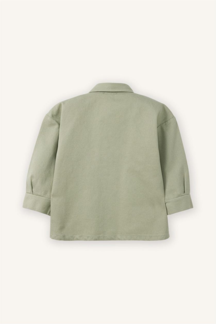 طفل صغير نعناع قميص اولادي كم طويل جبردين قصة عادية