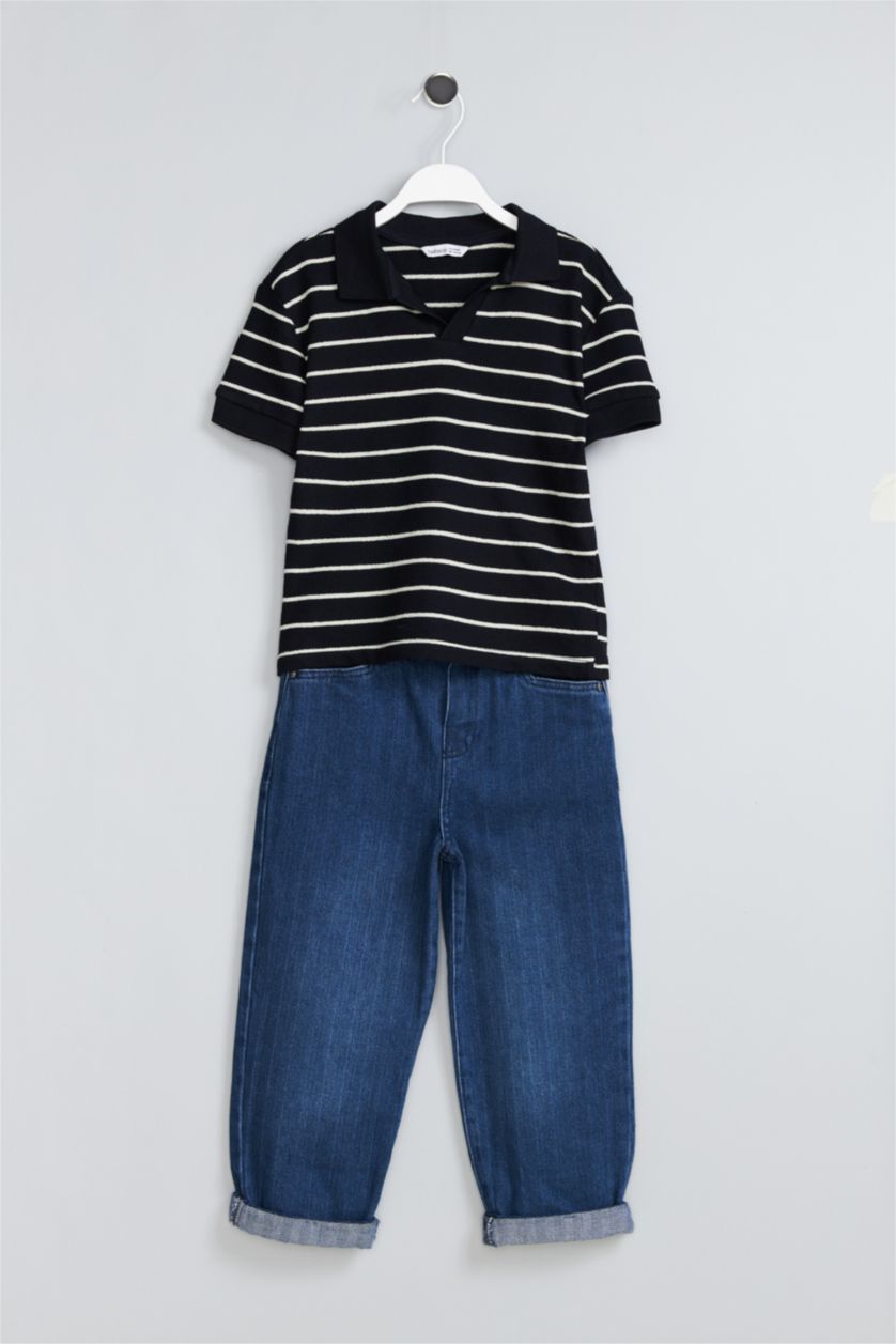 BÉBÉ GARÇON Marin Polo rayé pour bébé garçon