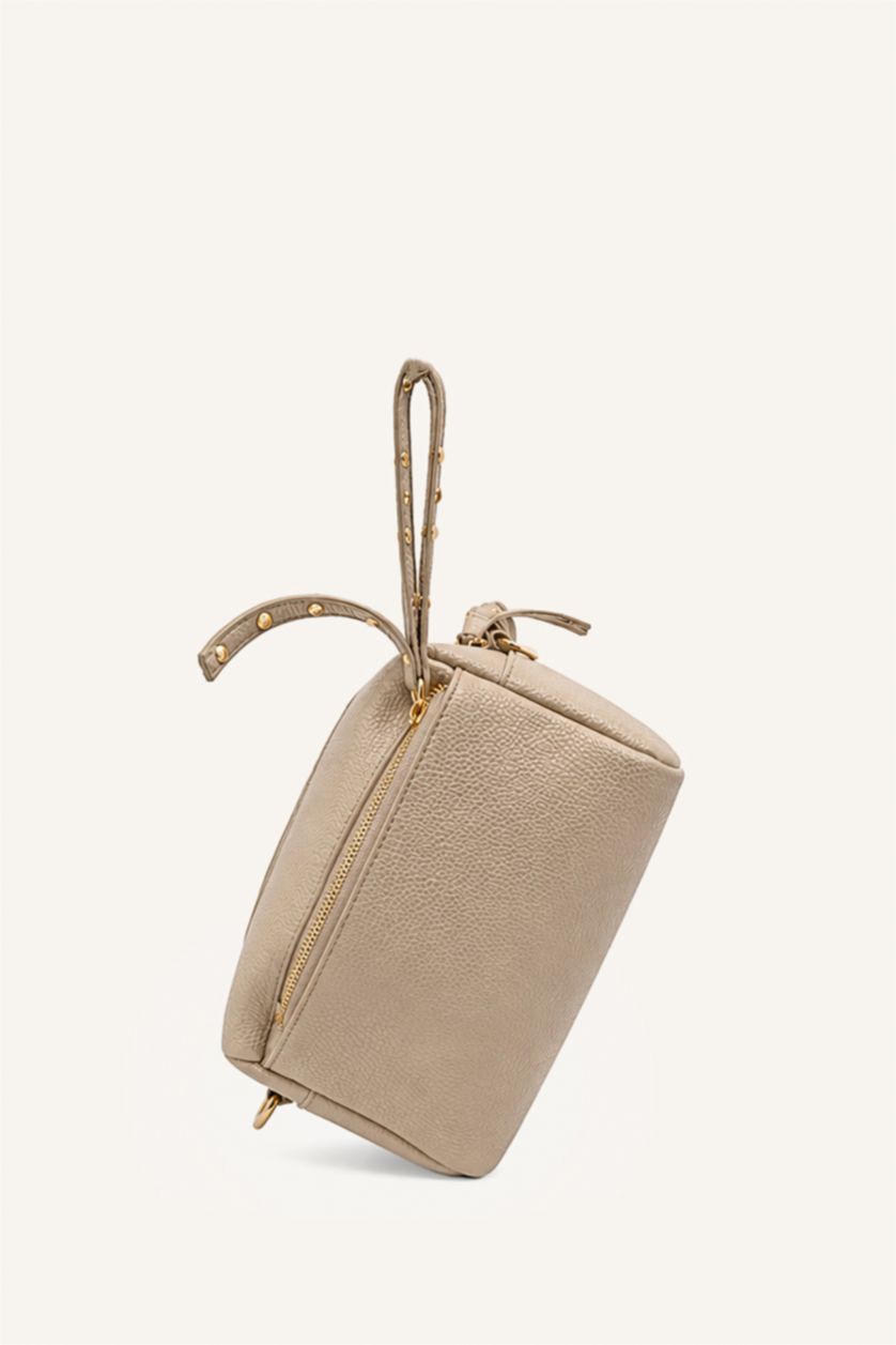 WOMAN Beige Woman Crossbody Bag