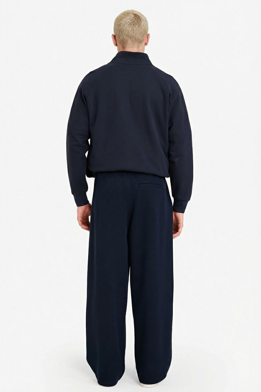 رجال كحلي بنطرون بجامة رياضي باريل فيت ورباط