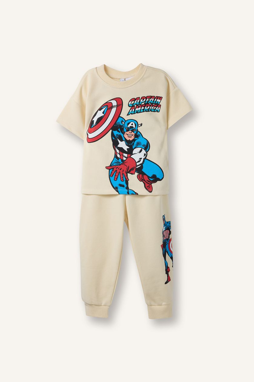 BABY BOY Sand Baby Boy Marvel Comics Sweatshirt and Jogging 2 Piece Set