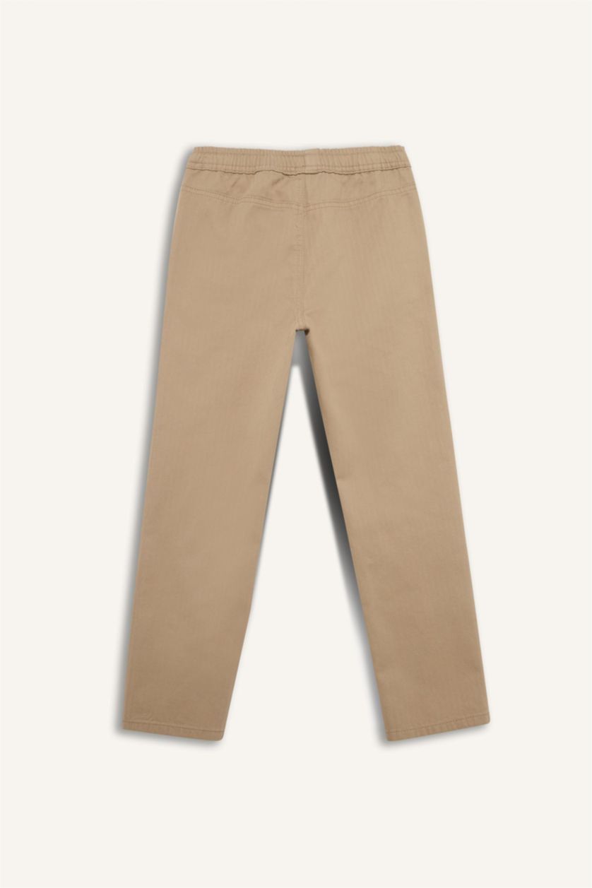 Erkek Çocuk - Genç Erkek Bej Gabardin Pantolon Erkek Çocuk
