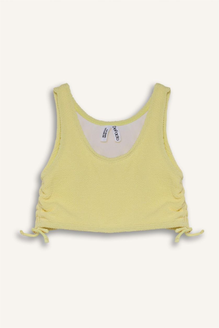 FILLES Jaune Clair Bikini 2 pièces fleuri pour fille