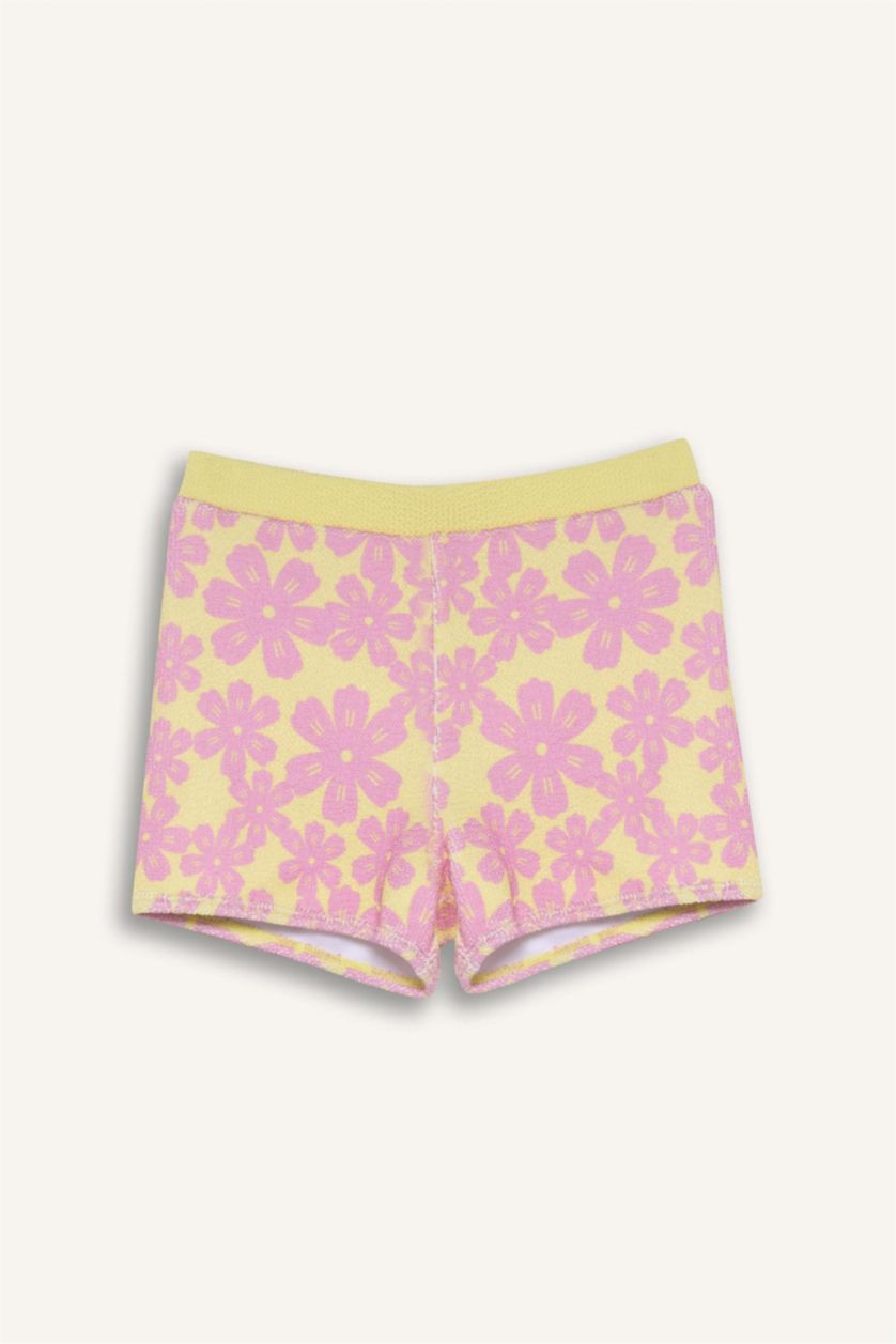 FILLES Jaune Clair Bikini 2 pièces fleuri pour fille