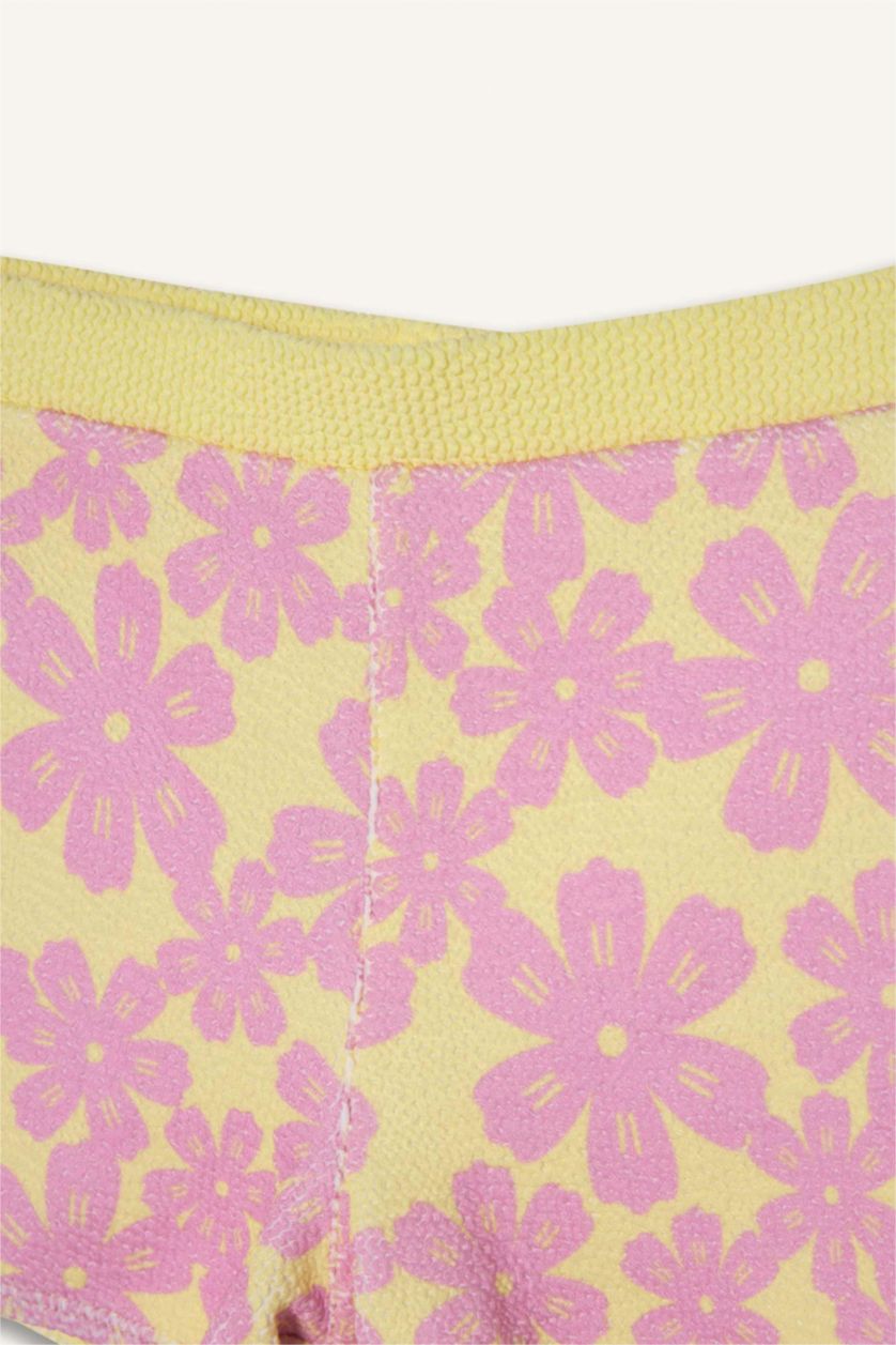 FILLES Jaune Clair Bikini 2 pièces fleuri pour fille