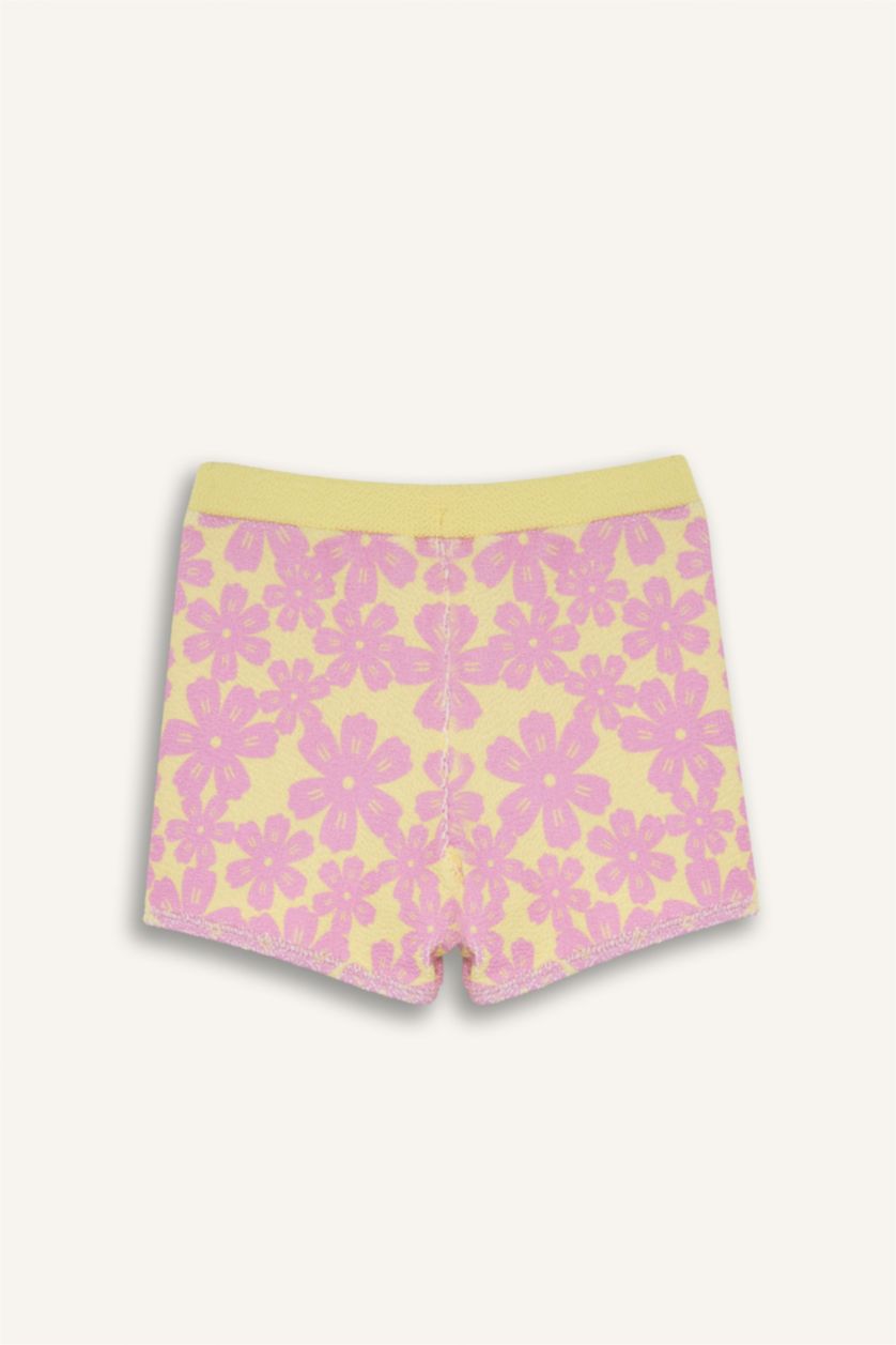 Девочки и подростки Светло-желтый Бикини с цветочным узором для девочек набор из 2 предметов