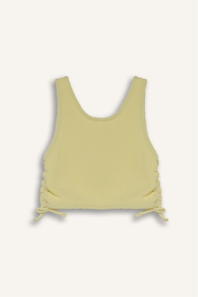 FILLES Jaune Clair Bikini 2 pièces fleuri pour fille